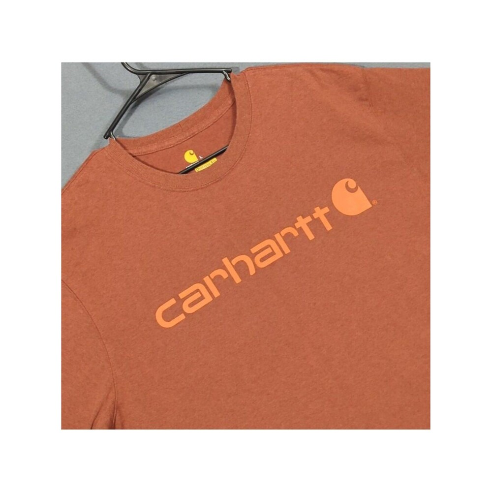 Carhartt T-Shirt Men's L Red Original Fit Dearborn Short Sleeve Tee